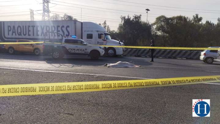 Muere hombre en accidente sobre la México