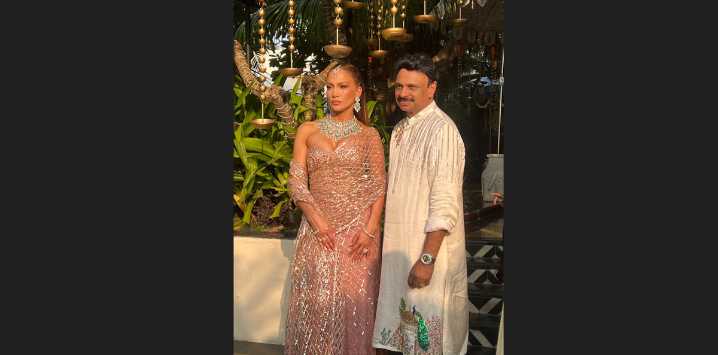 JLo dons Indian wear as she attends high-profile wedding in Udaipur