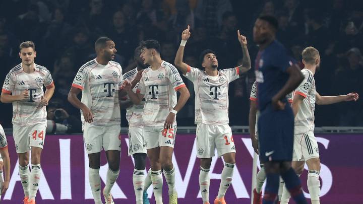 Con cara y sello para Luis Díaz, Bayern Múnich logró una agónica victoria ante el PSG en la Champions League