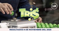 Resultados del Tris de hoy 9 de noviembre del 2025. Ve aquí los números ganadores