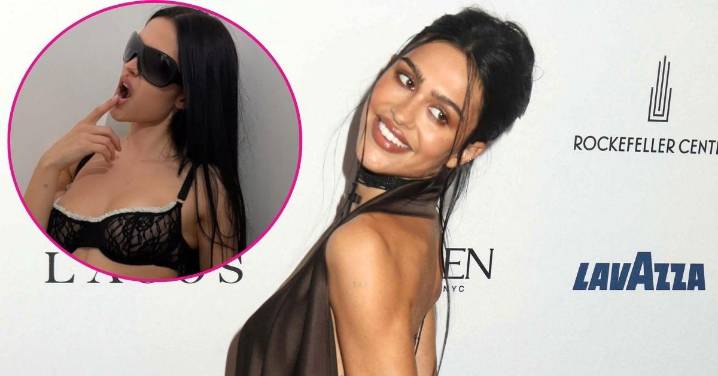 Amelia Gray Hamlin Flaunts Lean Physique in Lacy Bra and Underwear: Photo