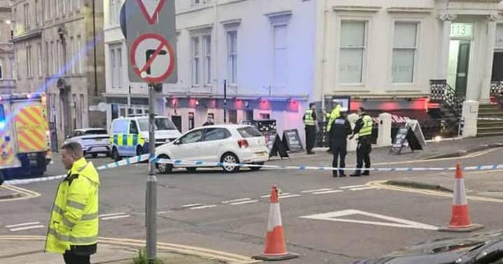 Police tape off busy Glasgow city centre area in ongoing emergency incident