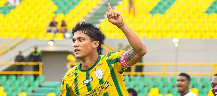 Fredy Montero marcó gol de chilena en empate del Real Cartagena