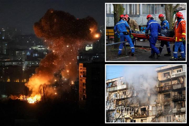 Russia kills eight and hits energy strikes after attacking Ukraine with drones and missiles