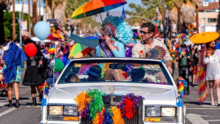 Scenes from the 2025 Palm Springs Pride Parade and Pride Festival