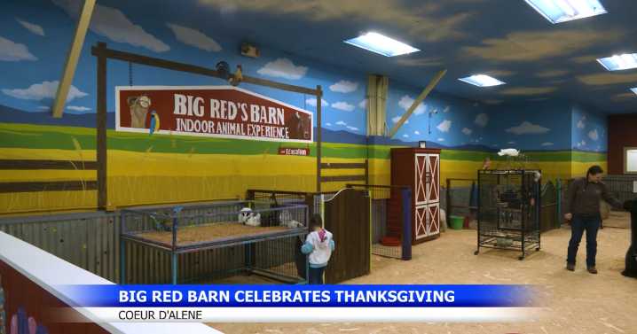 Big Red Barn in Coeur d'Alene hosts Thanksgiving event for families