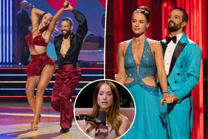 Whitney Leavitt and Mark Ballas address ‘DWTS' haters, perform freestyle dance