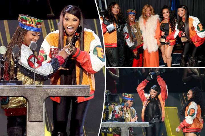 Rap icons Salt-N-Pepa party with Missy Elliott
