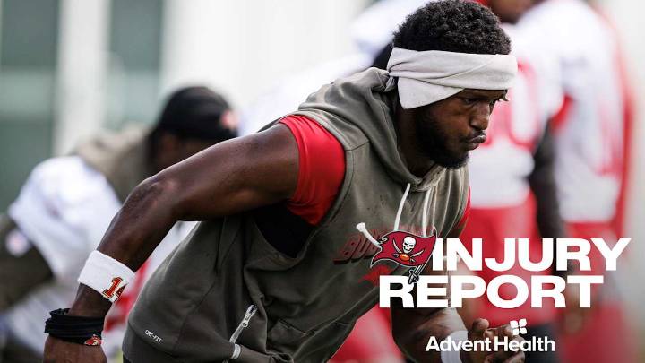Buccaneers-Patriots Injury Report Nov.5: Godwin Jr., Irving and Reddick Among Non