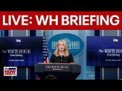 LIVE SOON: White House press briefing hosted by Karoline Leavitt