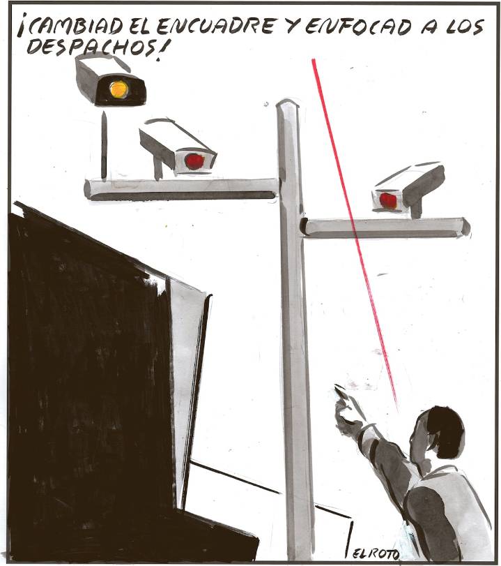 El Roto: cambio de plano