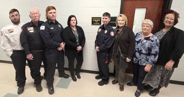 Room at McDowell Tech dedicated in honor of fallen firefighter Steven Lytle