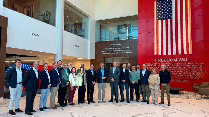 Azcón visita en Virginia a la empresa impulsora de los centros de datos de Calatorao