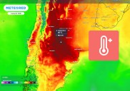 En estos lugares de Argentina terminan el finde XL con alerta del SMN por viento y temperaturas extremas