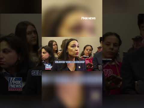 'Should Schumer stay as minority leader?': AOC responds #aoc #shorts #chuckschumer #politics