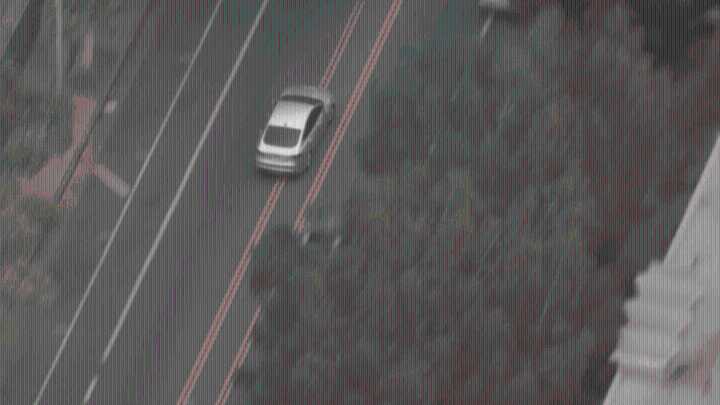 Watch: Officers chase driver on streets west of downtown LA