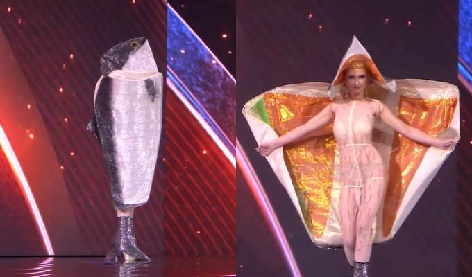 Miss Noruega sorprende en Miss Universo 2025 al desfilar disfrazada de salmón gigante