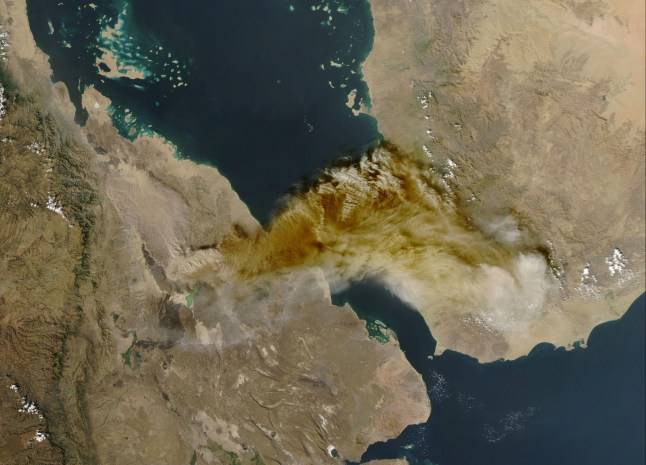 Satellite pictures show the scale of Ethiopia’s sudden volcanic eruption