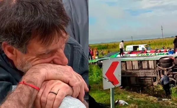 El duro testimonio del padre Paco tras el accidente en Ruta 2: “Estaba sin vida"