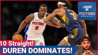 Jalen Duren Leads Detroit Pistons to Tenth Straight Win