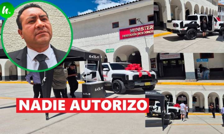 Huaraz sin control: nadie autorizó venta de autos en la plaza de armas