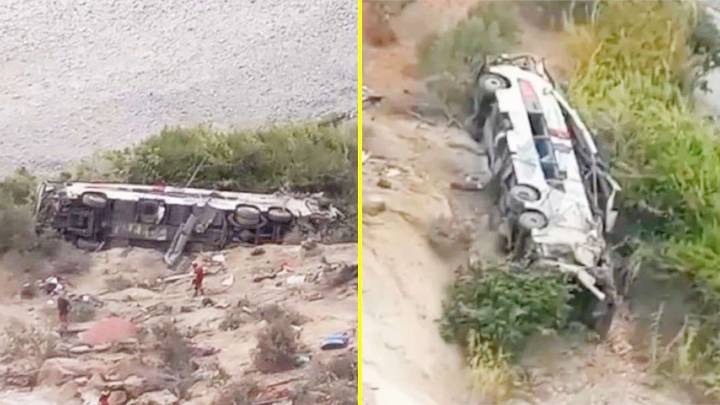 Tragedia carretera en Perú: Al menos 37 muertos y 24 heridos deja grave accidente de bus