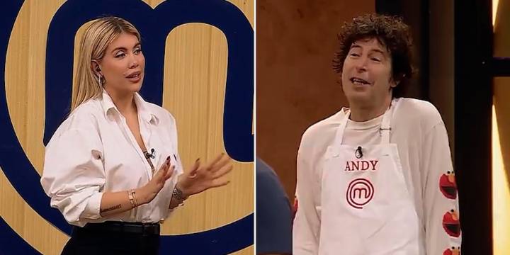 Chicanas y pase de factura: el tenso episodio de Wanda Nara y Andy Chango en MasterChef
