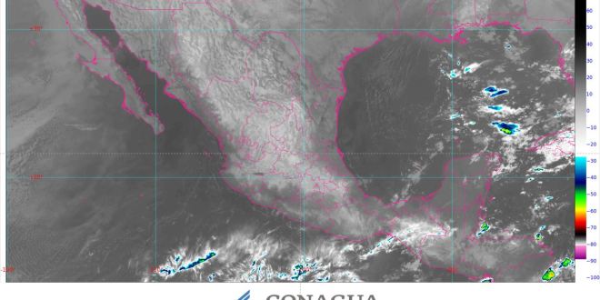 Continuará el ambiente de muy frío a frío con posibles heladas al amanecer en estados de la Mesa del Norte y Mesa Central