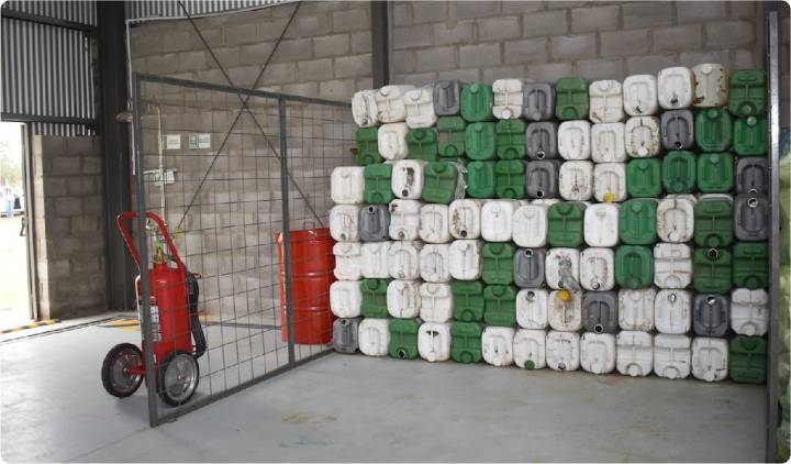 Avanza en el país un sistema clave para transformar los envases de fitosanitarios