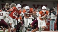 No. 16 Texas spoils No. 3 Texas A&M's perfect season 27-17, knocks Aggies out of SEC title game