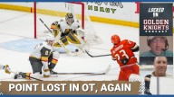 The Vegas Golden Knights dropped another overtime point, this time to the Anaheim Ducks