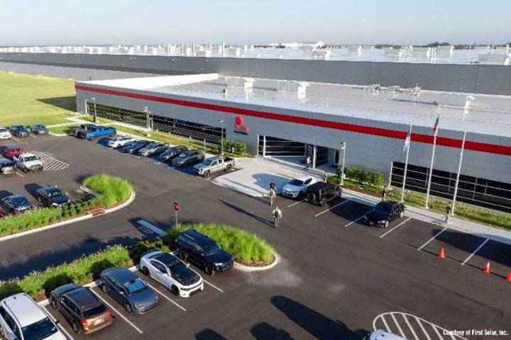 First Solar opens $1.1B AI-powered Louisiana plant