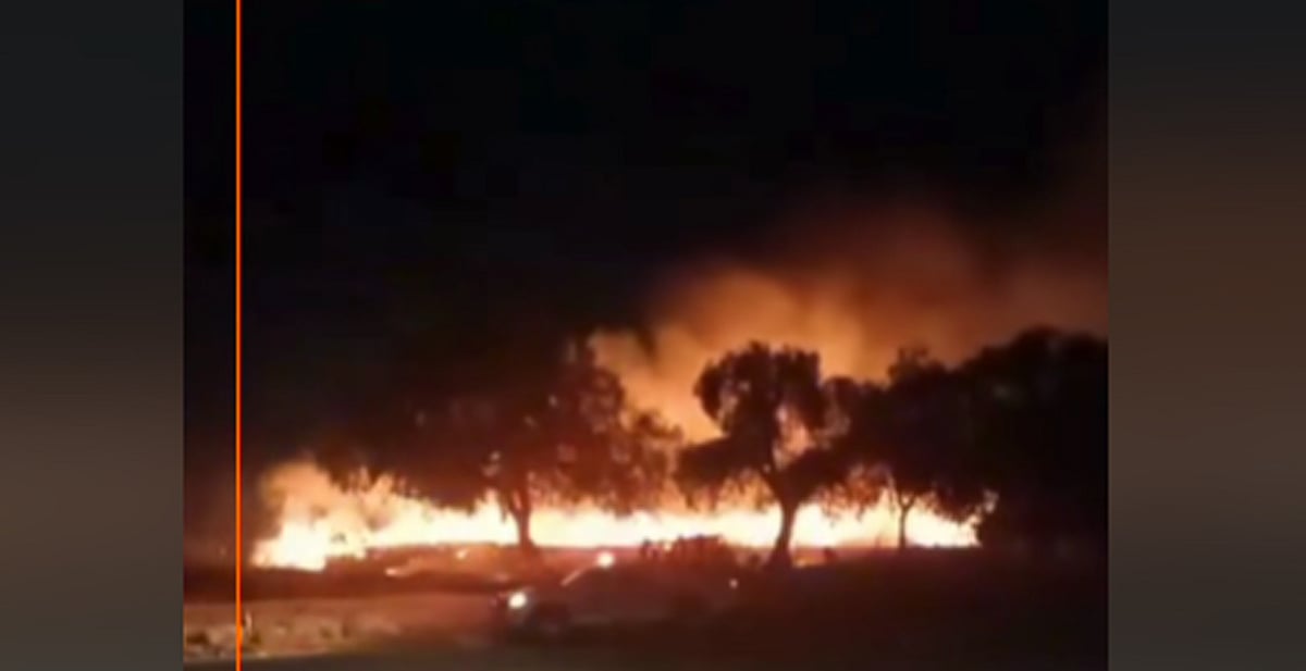 Revela INAH detalles del incendio en la Zona Arqueológica de Teotihuacan