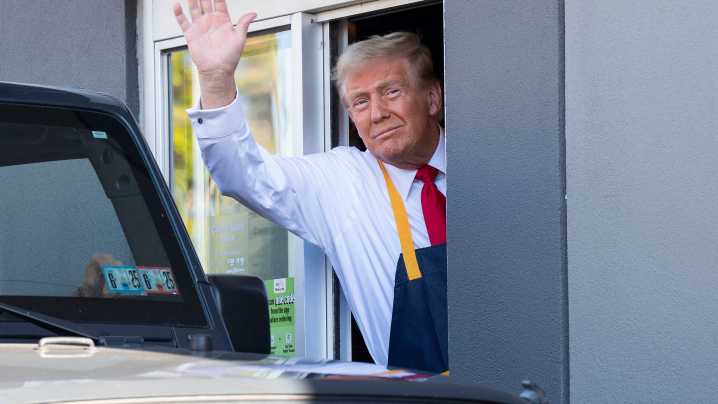 It's no secret Trump loves McDonald's. Did the president work there?