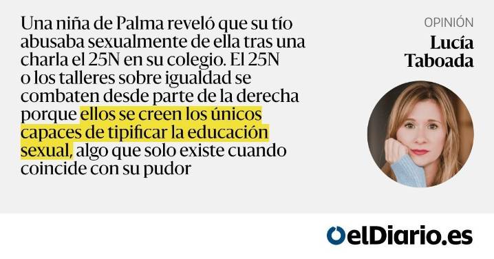 Tapar no es proteger, hablar sí lo es