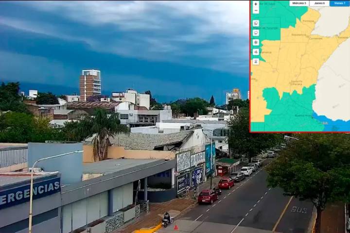 Alerta por tormentas para Entre Ríos y otras provincias: podrían acumularse hasta 100 mm de lluvia