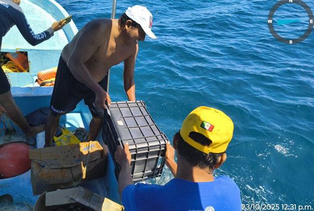 La Conanp libera subproductos marinos en el Parque Nacional Huatulco