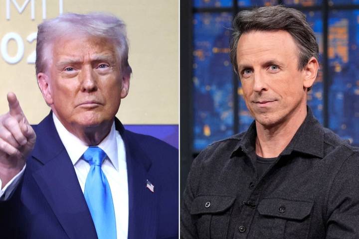 Donald Trump Suggests Seth Meyers Mocking Him on 'Late Night' Is ‘Probably Illegal’
