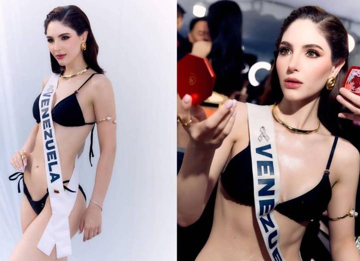 Stephany Abasali capturó miradas en la pasarela de traje de baño del Miss Universo 2025