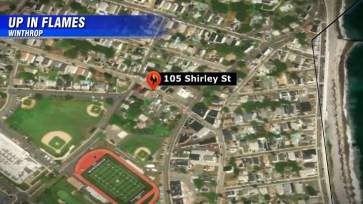 Fast-moving fire leaves 10 displaced in Winthrop