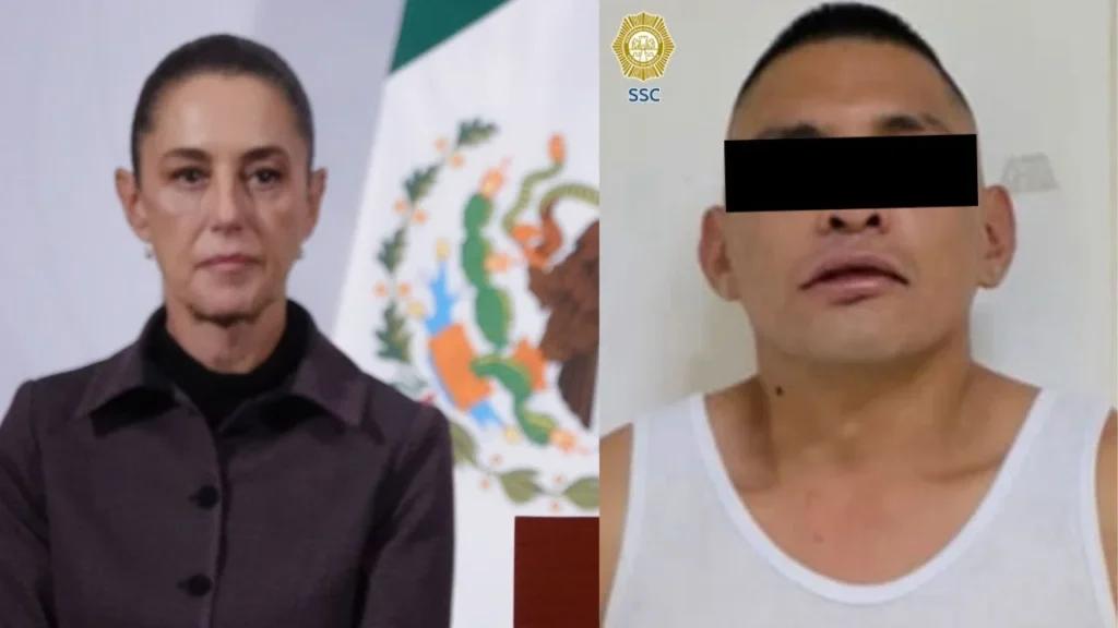 Sujeto que acosó a Sheinbaum agredió a 2 mujeres más: SSC