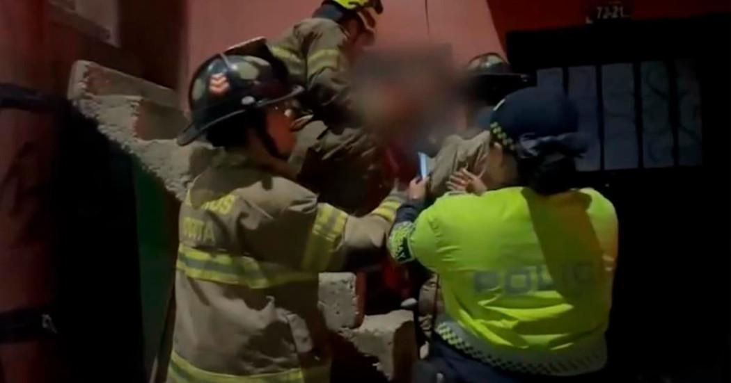Policía rescató a dos niños presuntamente abandonados en Ciudad Bolívar, sur de Bogotá