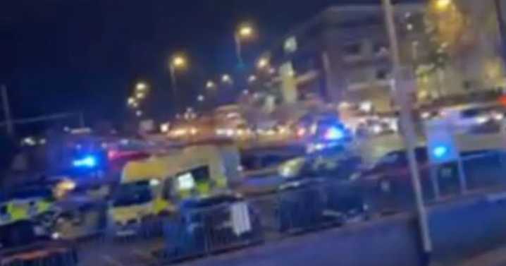 Ashton train station incident as police, ambulance and fire rush in with services halted