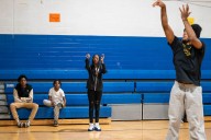 Michigan freshman Trey McKenney pays hometown visit, shoots hoops and gives back