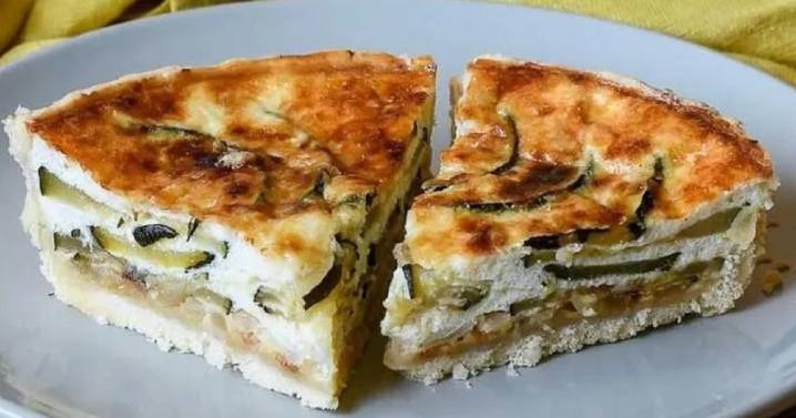 Quiche de zucchinis: un clásico con toque de parmesano