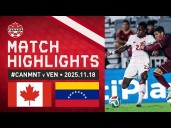 Resumen completo, Venezuela vs Canadá (0-2): mira los goles en video del amistoso