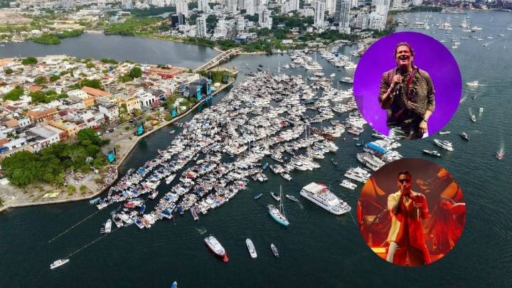 Carlos Vives, Maluma y otros artistas pusieron a gozar a 35 mil asistentes del Festival Náutico en Cartagena