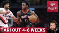 Tari Eason INJURED And OUT 4-6 Weeks... Which Rockets Step Up? | MAILBAG: Turnovers, Trades & More
