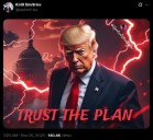 Putin loyalist posts unhinged AI picture of Trump calling for ‘trust’ in ceasefire plan