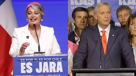 Chile celebrará una segunda vuelta entre la izquierdista Jeannette Jara y el ultraderechista Antonio Kast